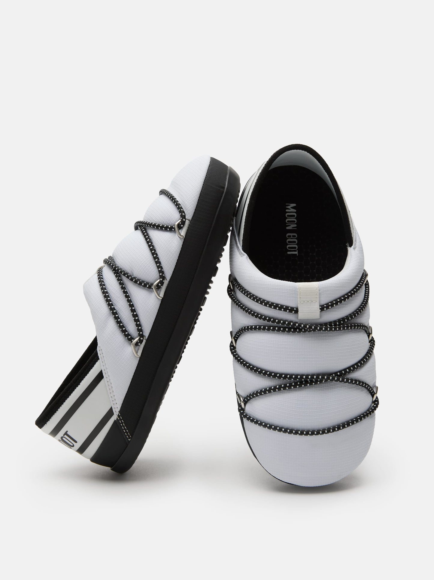 MOON BOOT ICON SLIPPER WHITE