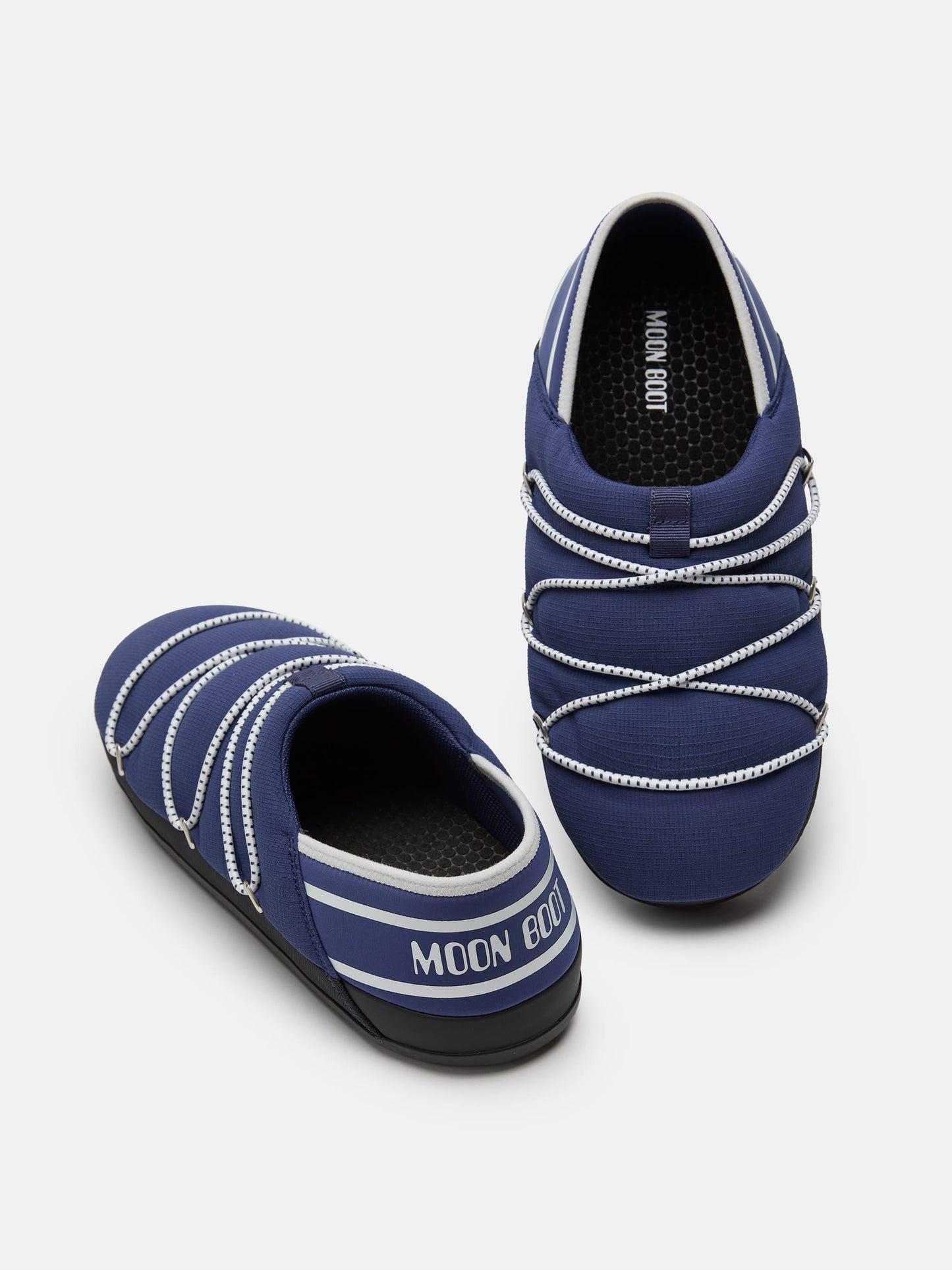 MOON BOOT ICON SLIPPER BLUE