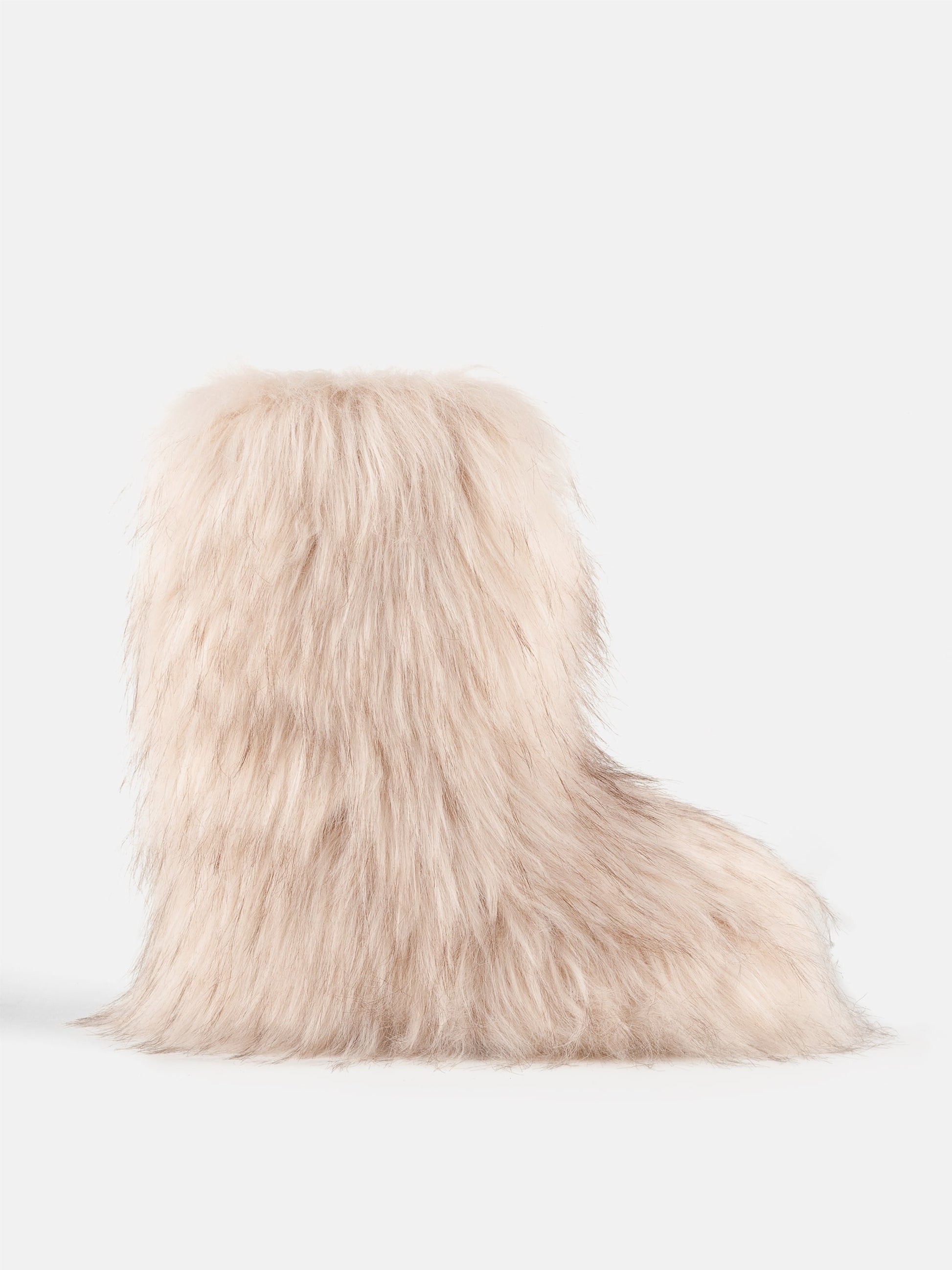 MOON BOOT Jacquemus + Moon Boot ICON YETI MID CREAM BOOTS