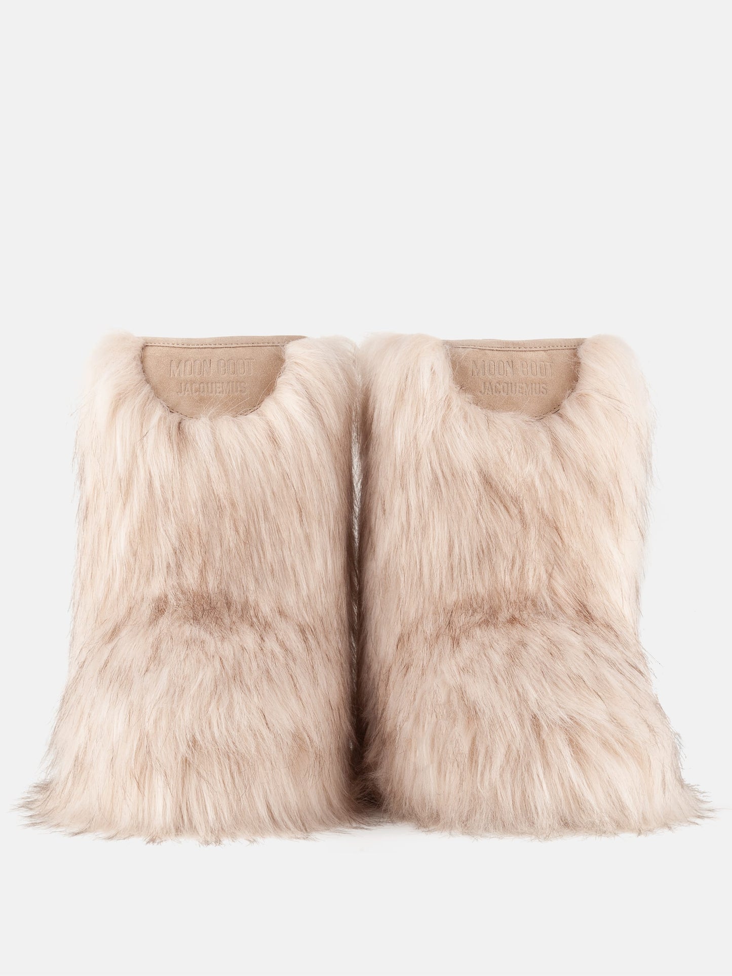 MOON BOOT Jacquemus + Moon Boot ICON YETI MID CREAM BOOTS