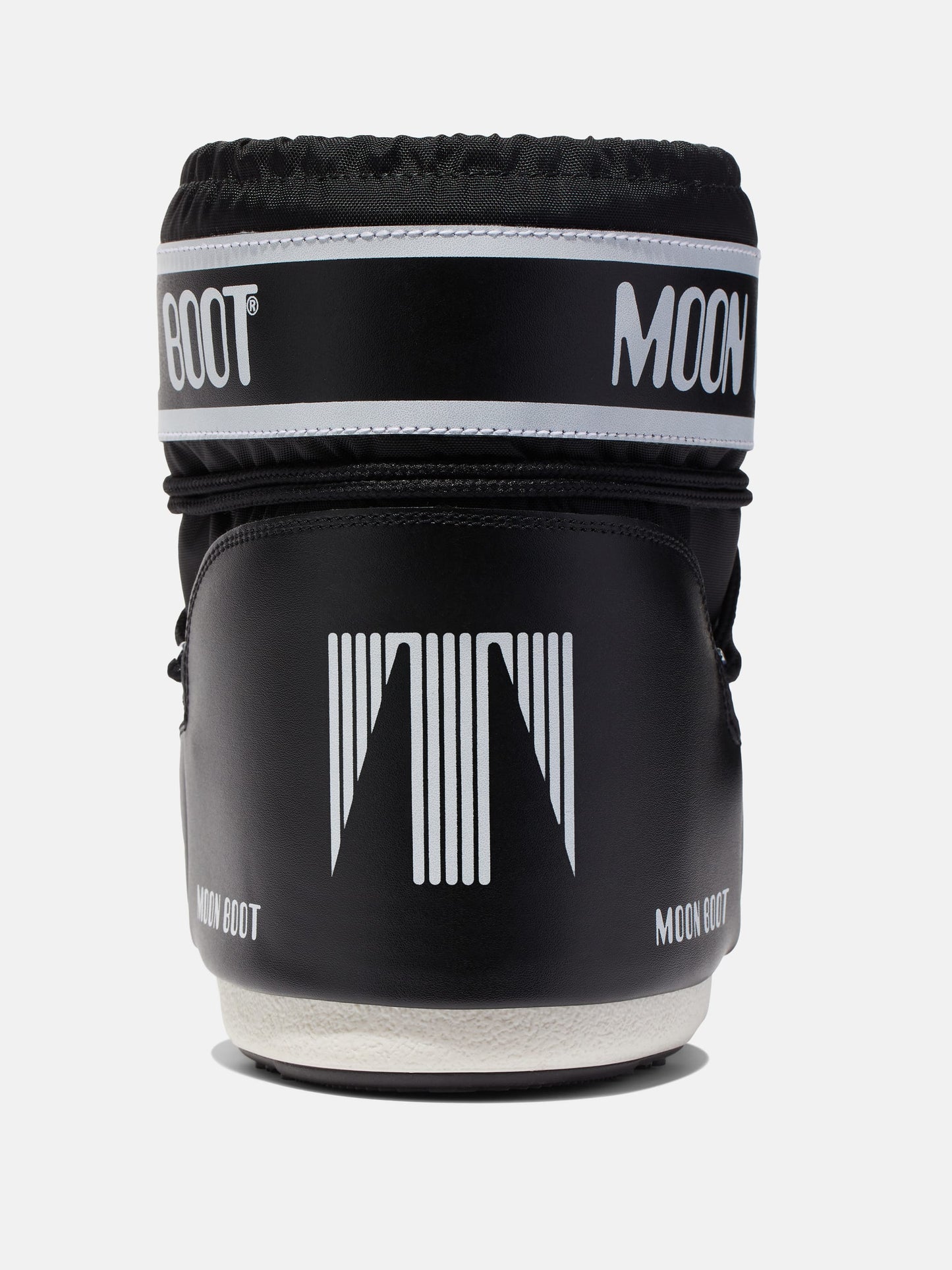 MOON BOOT ICON LOW BLACK NYLON BOOTS