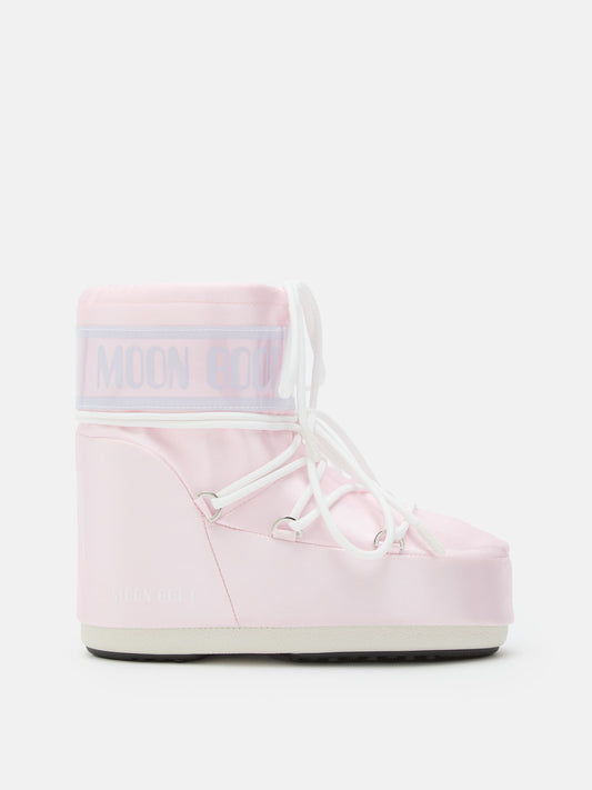 MOON BOOT ICON LOW ROSE PEARLY BOOTS