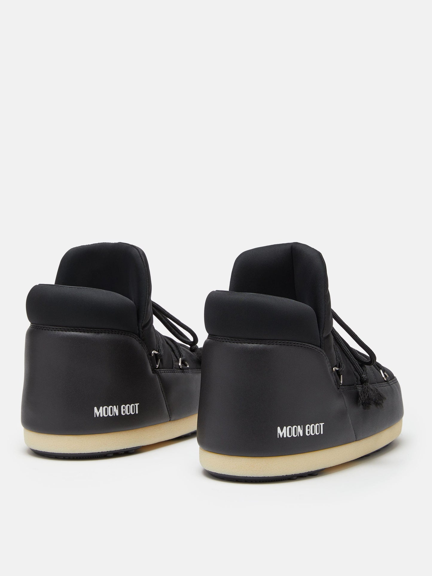 MOON BOOT EVX BLACK NYLON PUMPS