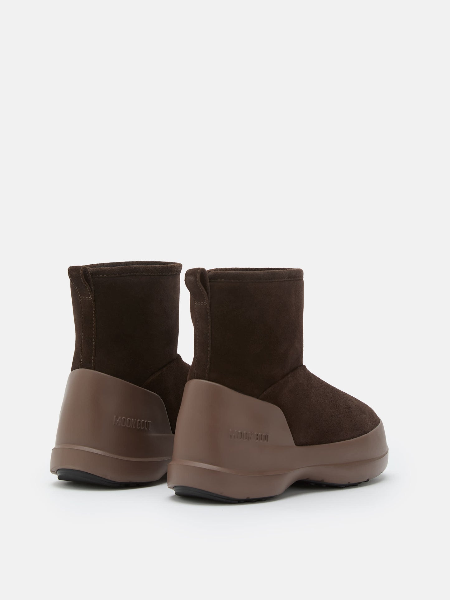 MOON BOOT MEZZALUNA MID DARK BROWN BOOTS