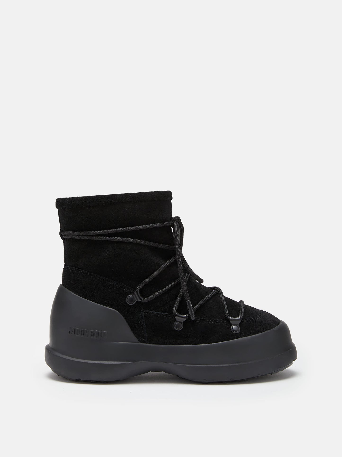 MOON BOOT LUNA BLACK SUEDE BOOTS