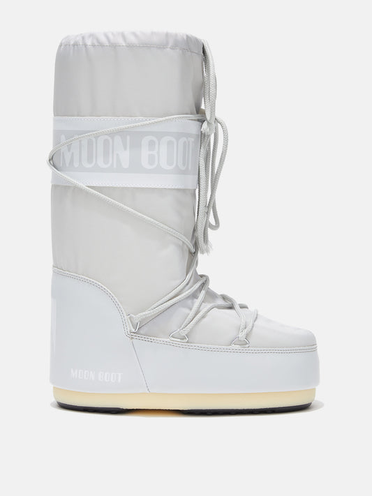 MOON BOOT ICON GREY NYLON BOOTS