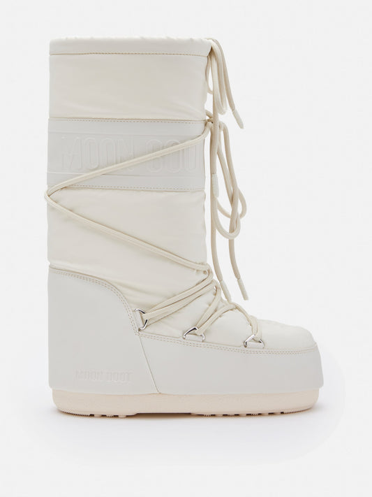 MOON BOOT ICON CREAM RUBBER BOOTS