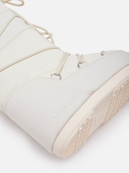 MOON BOOT ICON CREAM RUBBER BOOTS