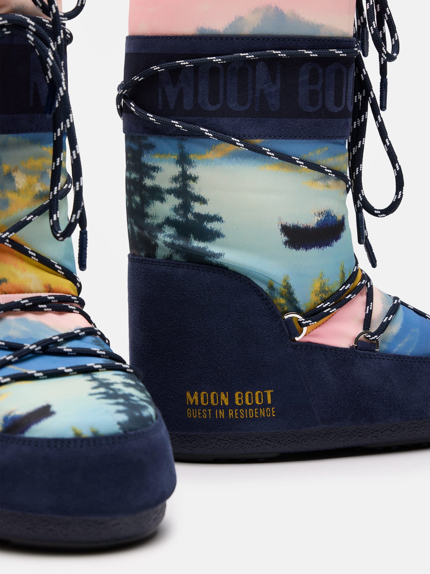 MOON BOOT MOON BOOT X GUEST IN RESIDENCE ICON POSTCARD MIDNIGHT BOOTS