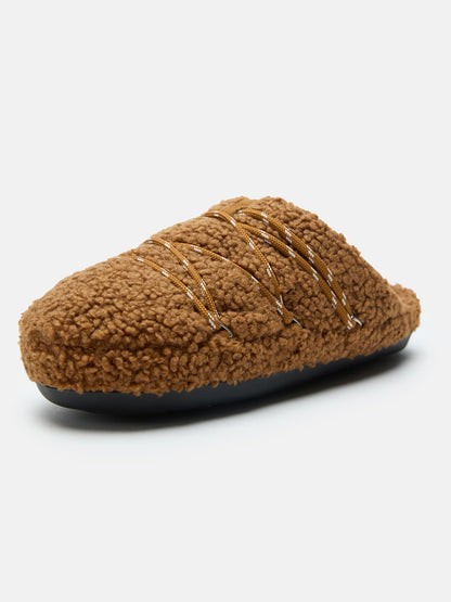 MOON BOOT TEDDY SLIPPER BROWN