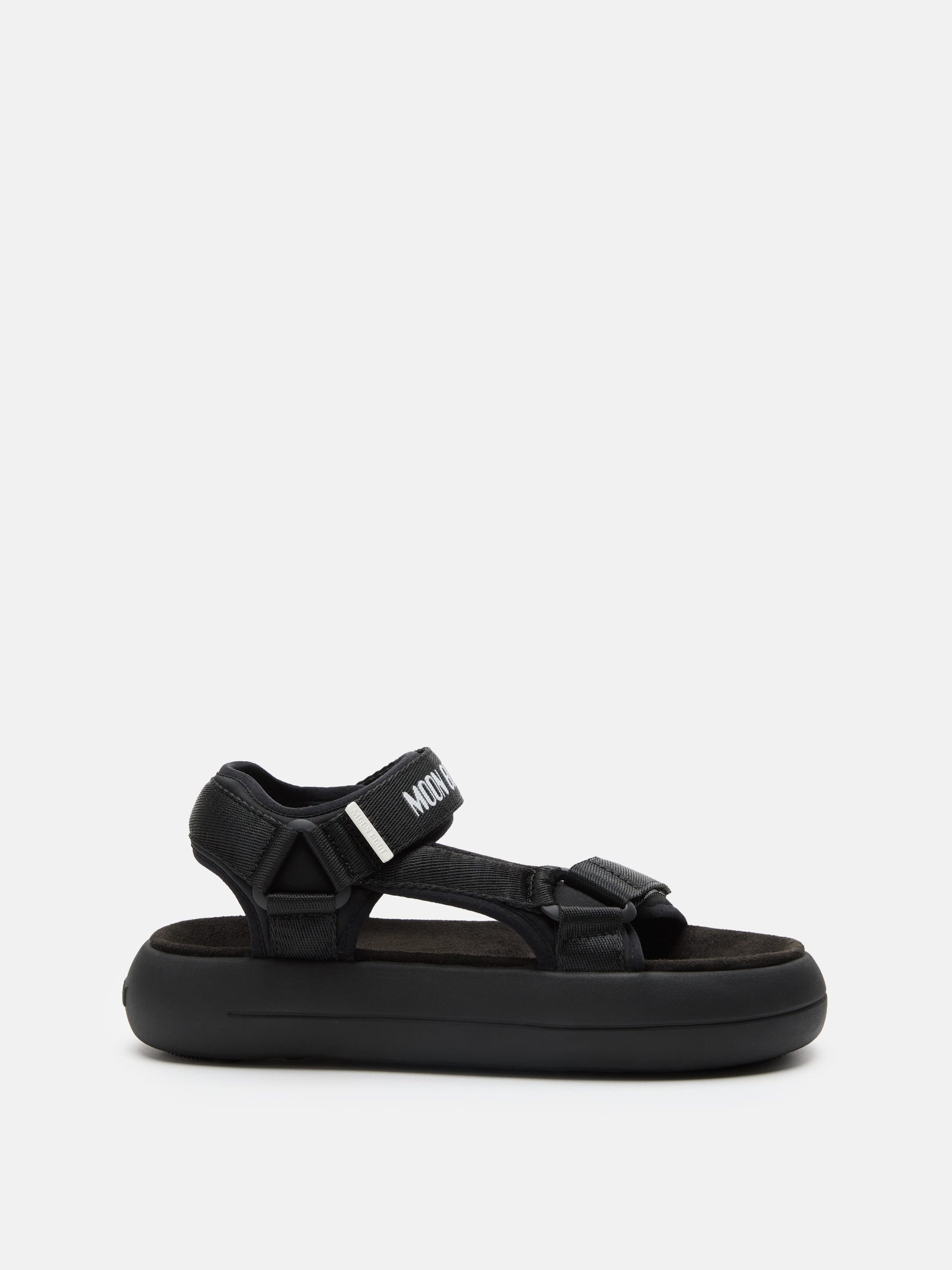 MOON BOOT SUPER SANDAL BLACK