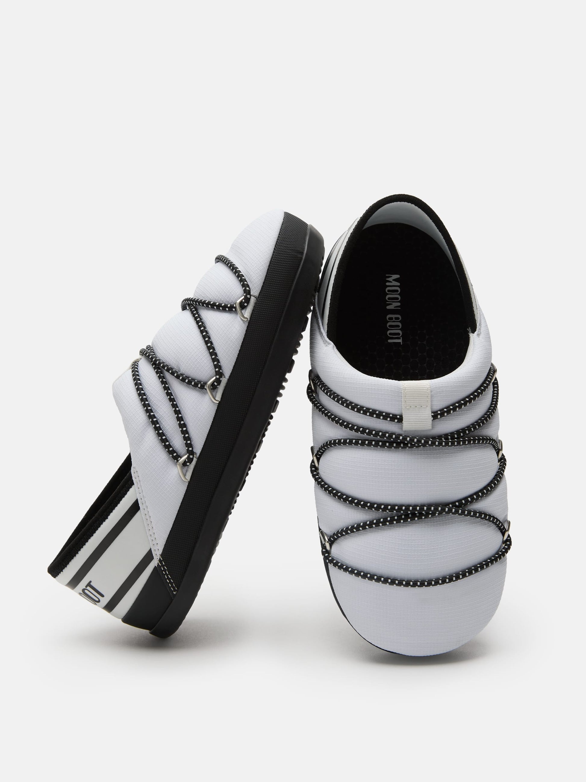 MOON BOOT ICON SLIPPER WHITE