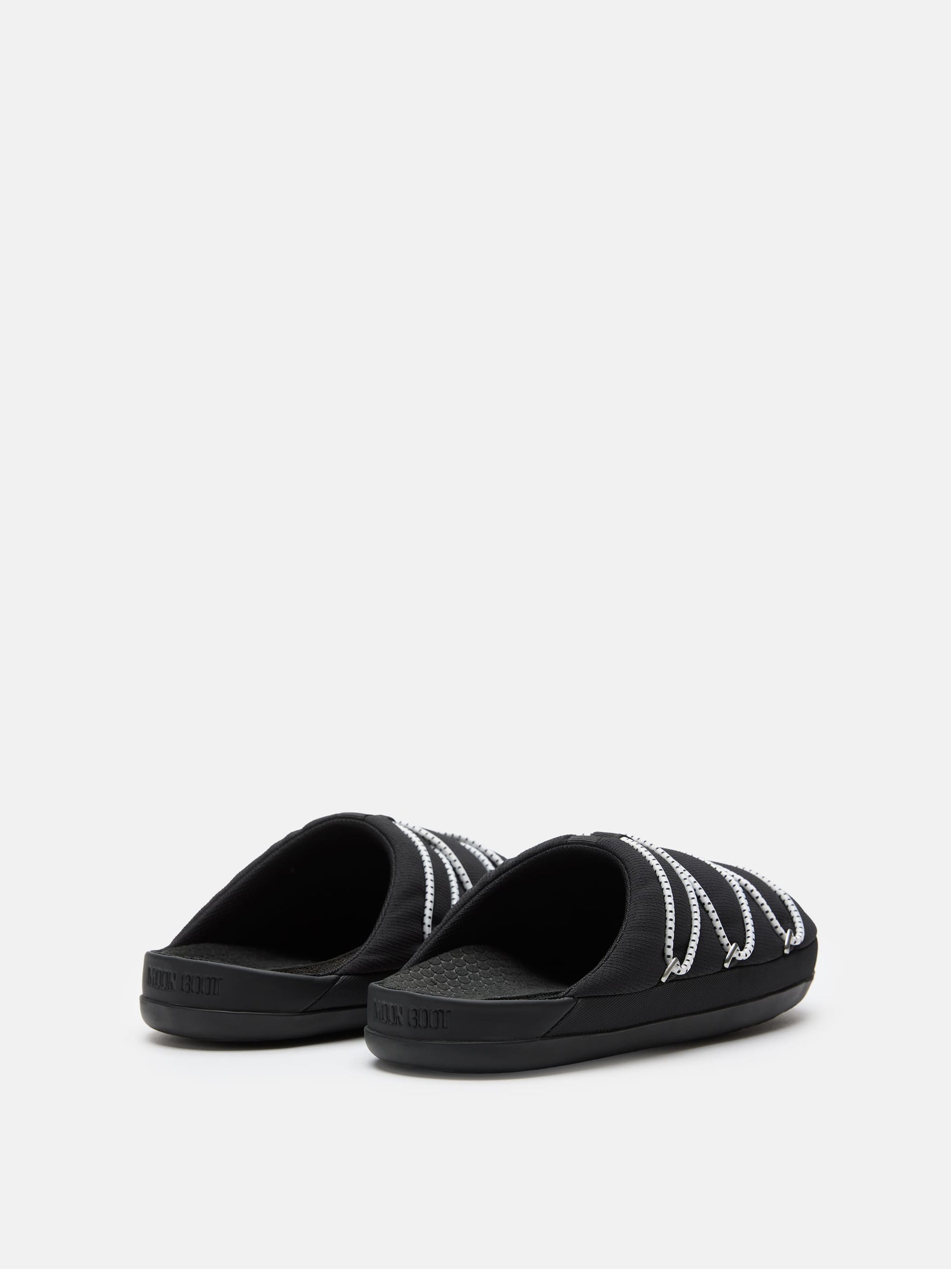 MOON BOOT SOFT SLIPPER BLACK