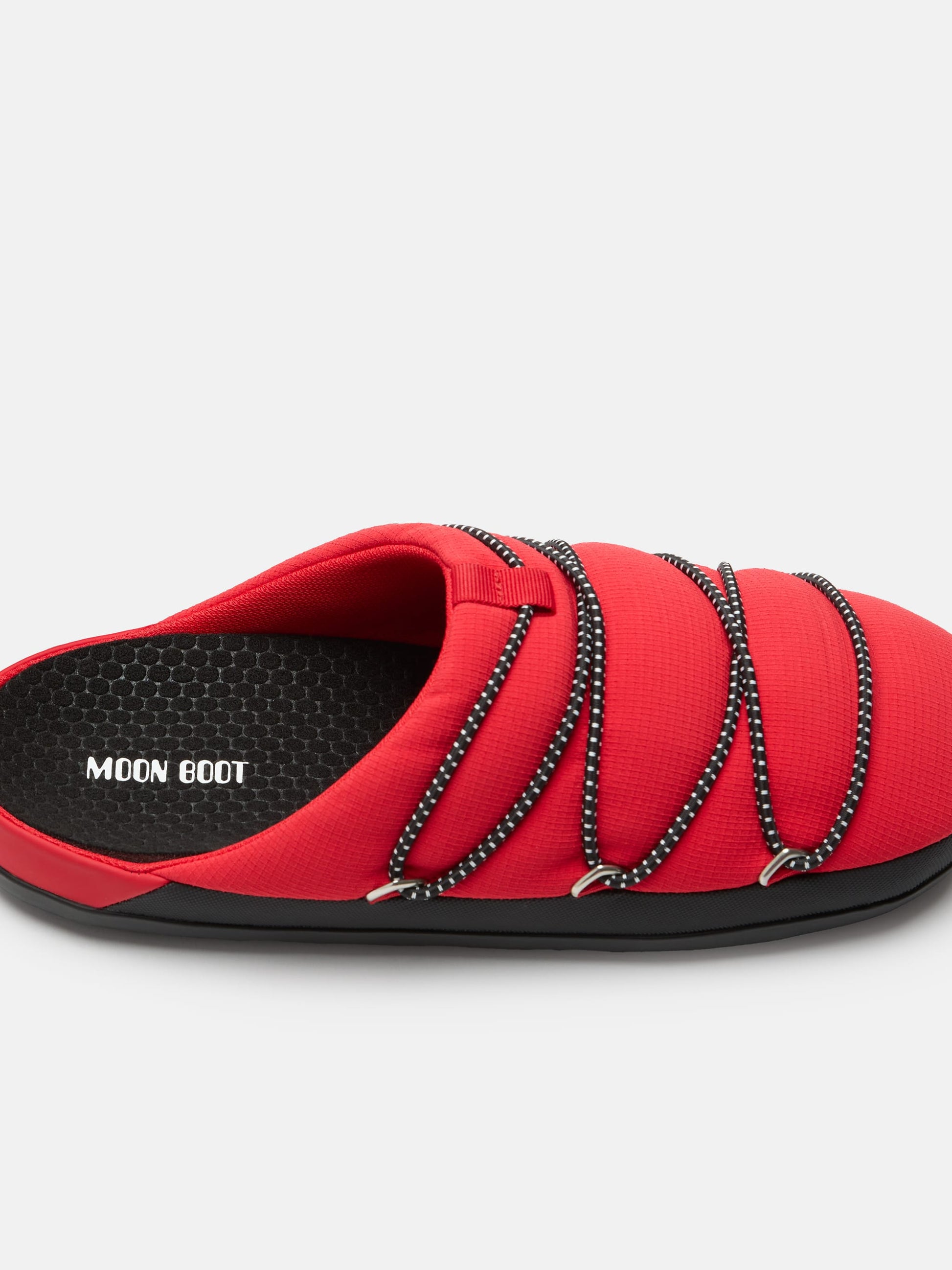 MOON BOOT SOFT SLIPPER RED