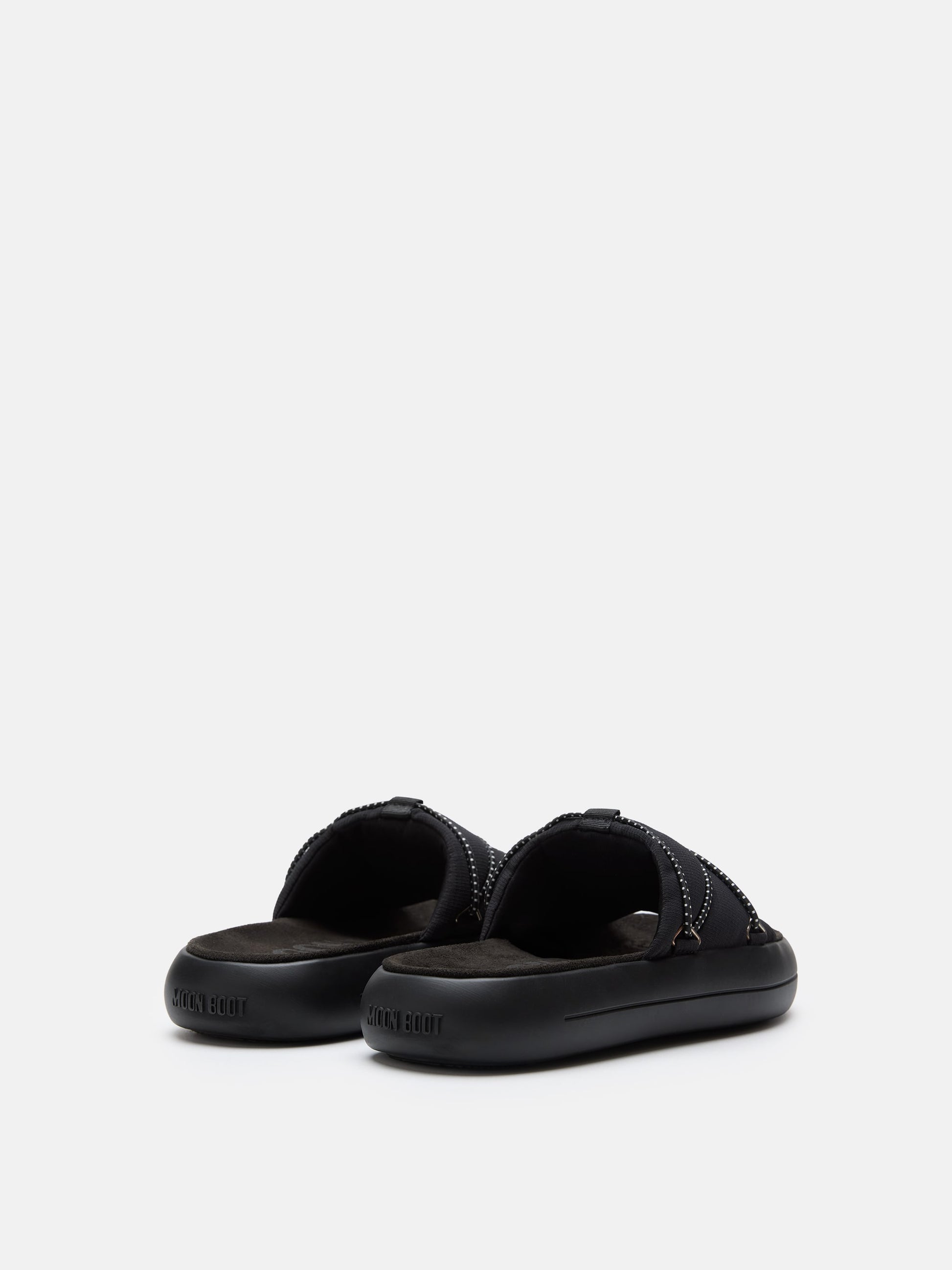 MOON BOOT ICON SLIDE BLACK