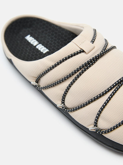 MOON BOOT SOFT SLIPPER BEIGE