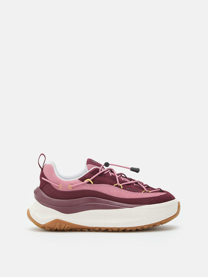 MOON BOOT MOON247 XLACE BURGUNDY & PINK SNEAKERS