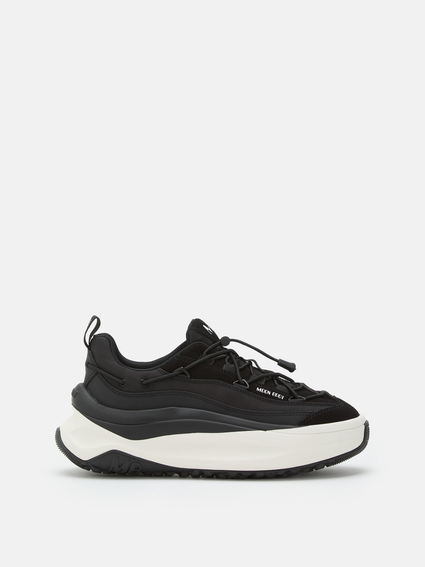 MOON BOOT MOON247 XLACE BLACK & WHITE SNEAKERS