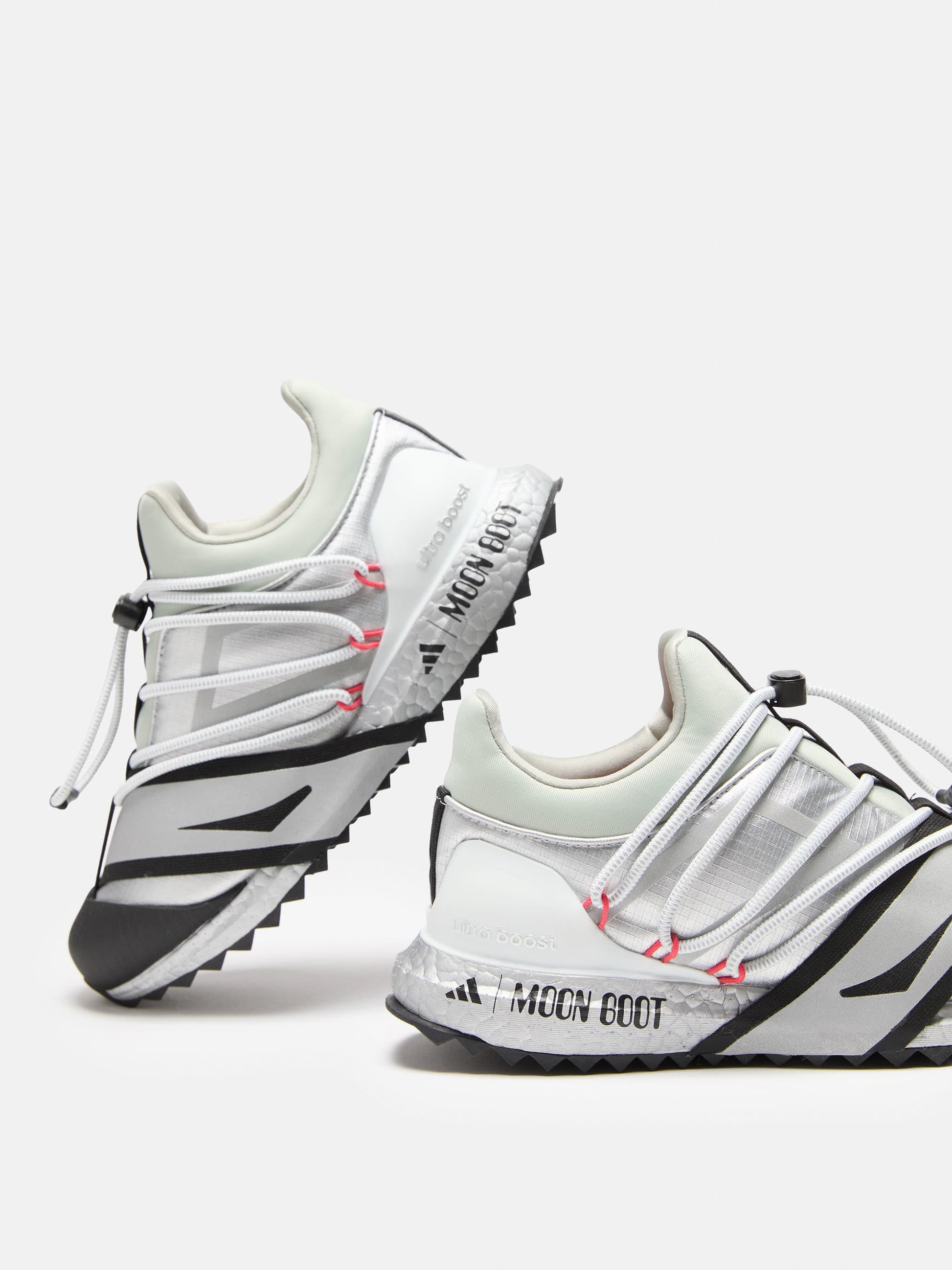 MOON BOOT ADIDAS X MOON BOOT MATTE SILVER ULTRABOOST 1.0 LOW-TOP SNEAKERS