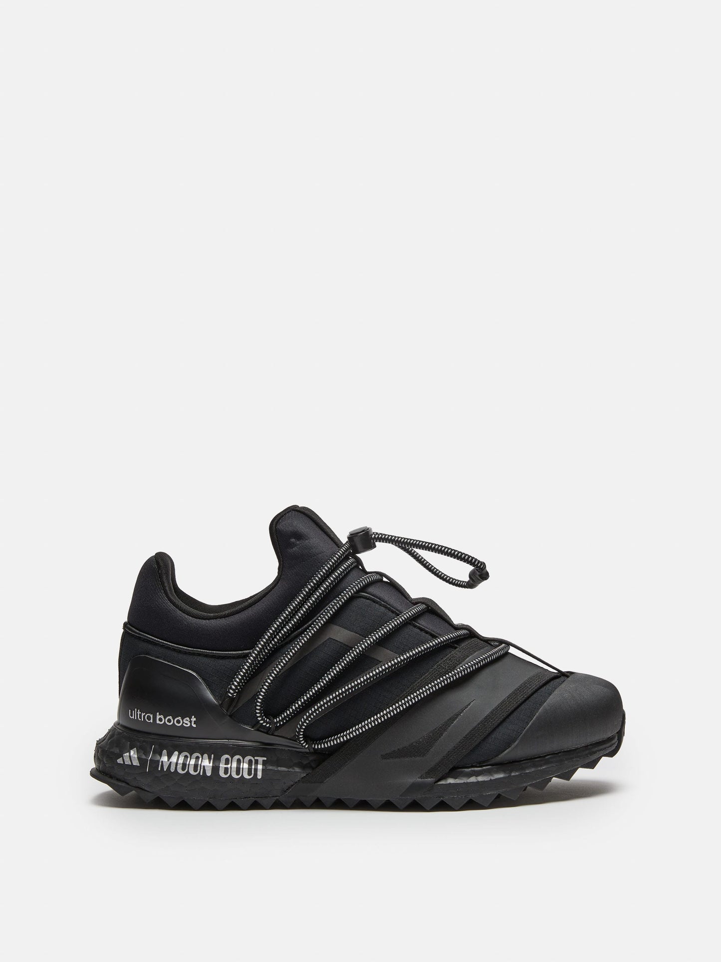 MOON BOOT ADIDAS X MOON BOOT BLACK ULTRABOOST 1.0 LOW-TOP SNEAKERS