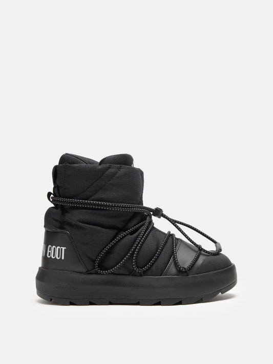 MOON BOOT ADIDAS X MOON BOOT BLACK ACE MID-TOP SNEAKERS