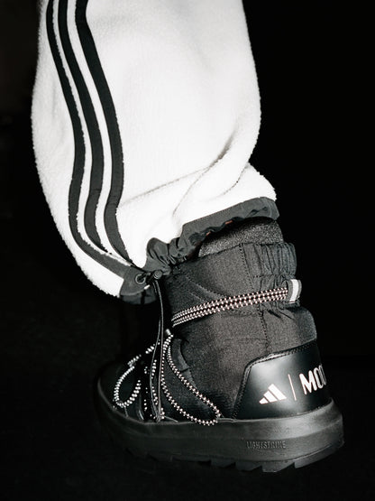 MOON BOOT ADIDAS X MOON BOOT BLACK ACE MID-TOP SNEAKERS