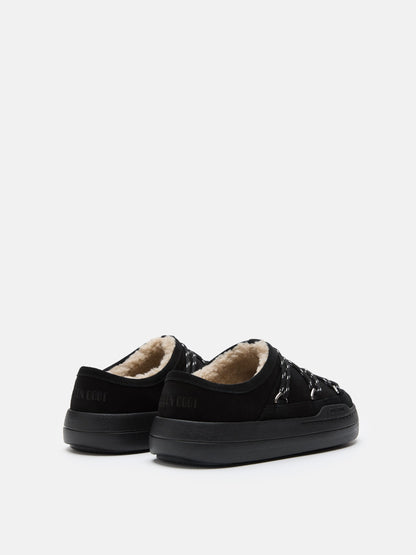 MOON BOOT PARK SLIPPER BLACK