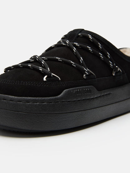 MOON BOOT PARK SLIPPER BLACK