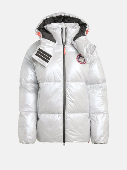 MOON BOOT ADIDAS X MOON BOOT SILVER PUFFER JACKET