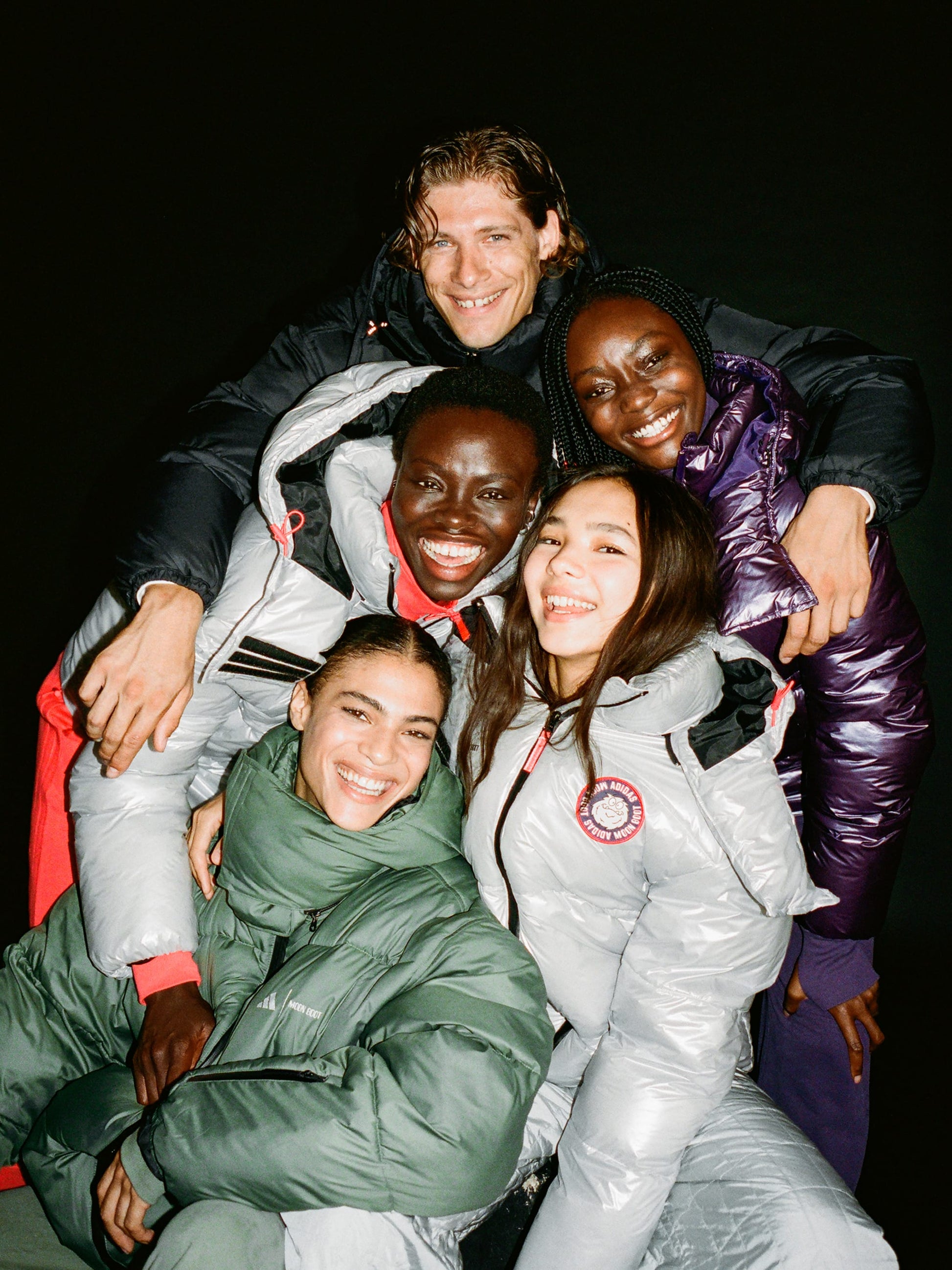 MOON BOOT ADIDAS X MOON BOOT SILVER PUFFER JACKET