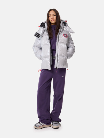 MOON BOOT ADIDAS X MOON BOOT SILVER PUFFER JACKET