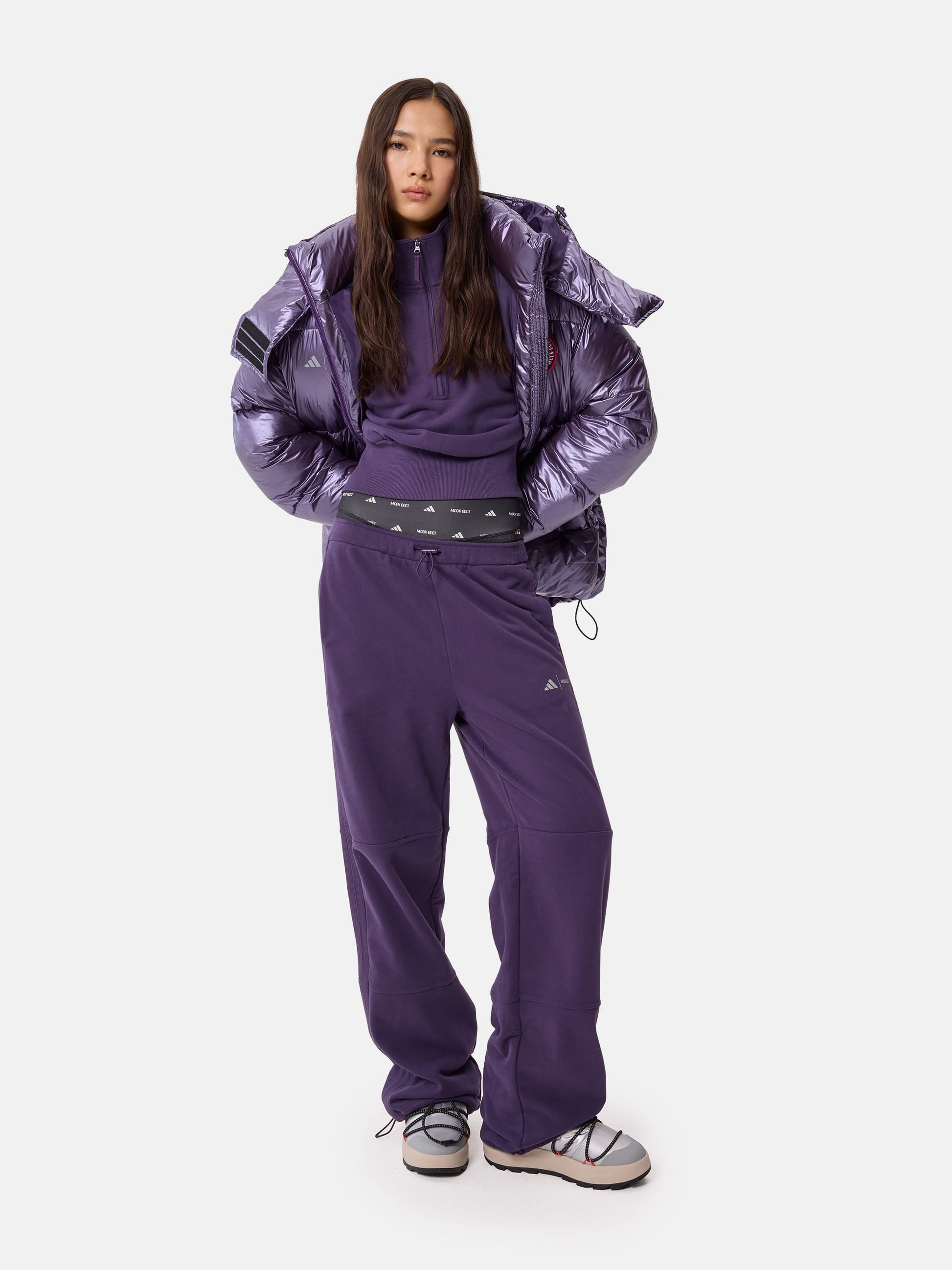 MOON BOOT ADIDAS X MOON BOOT PLUM TRACKSUIT PANTS