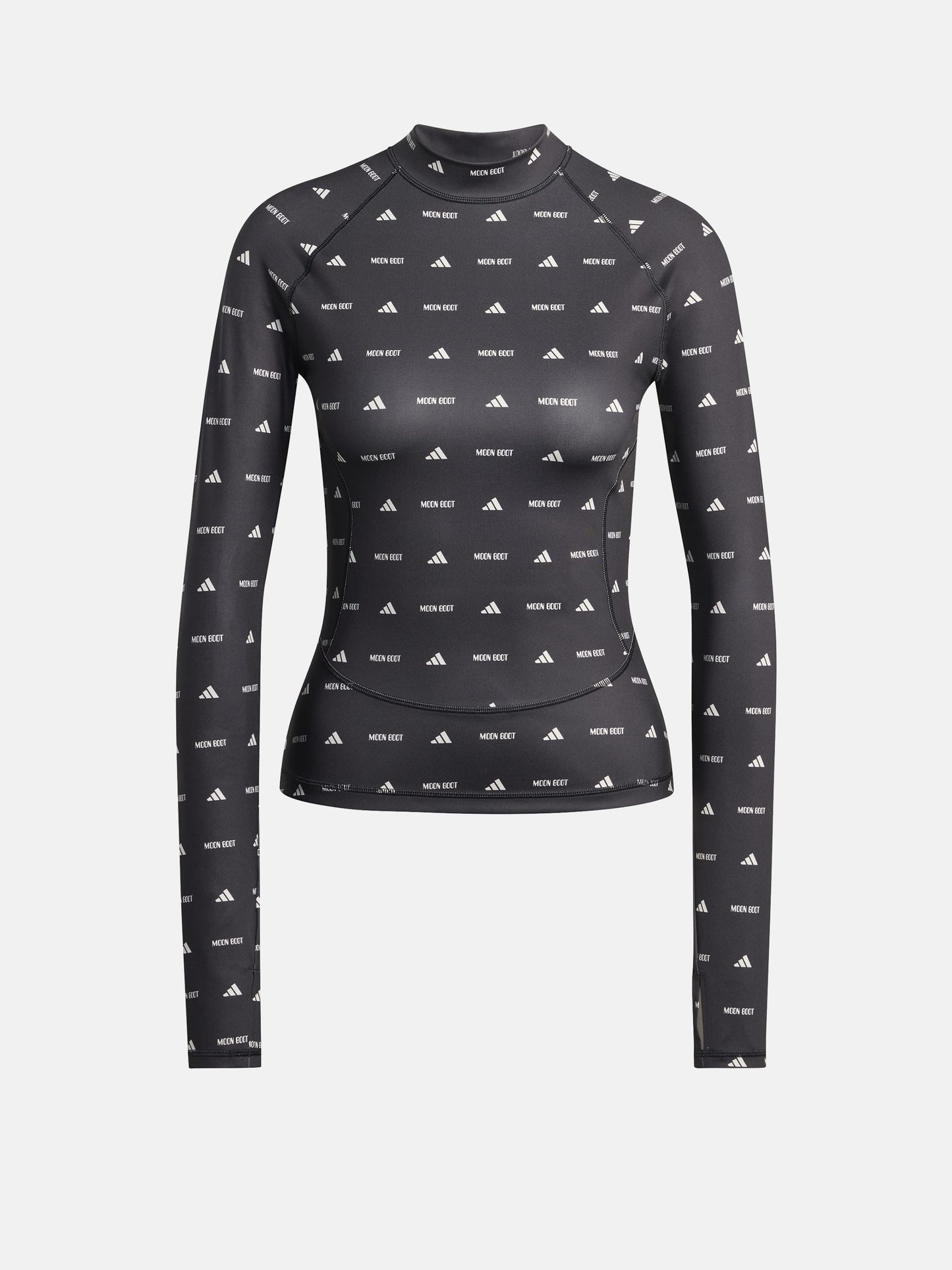MOON BOOT ADIDAS X MOON BOOT BLACK LONG SLEEVE TOP