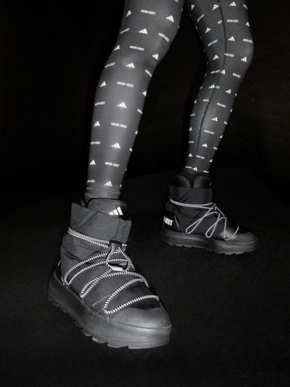 MOON BOOT ADIDAS X MOON BOOT BLACK LEGGINGS
