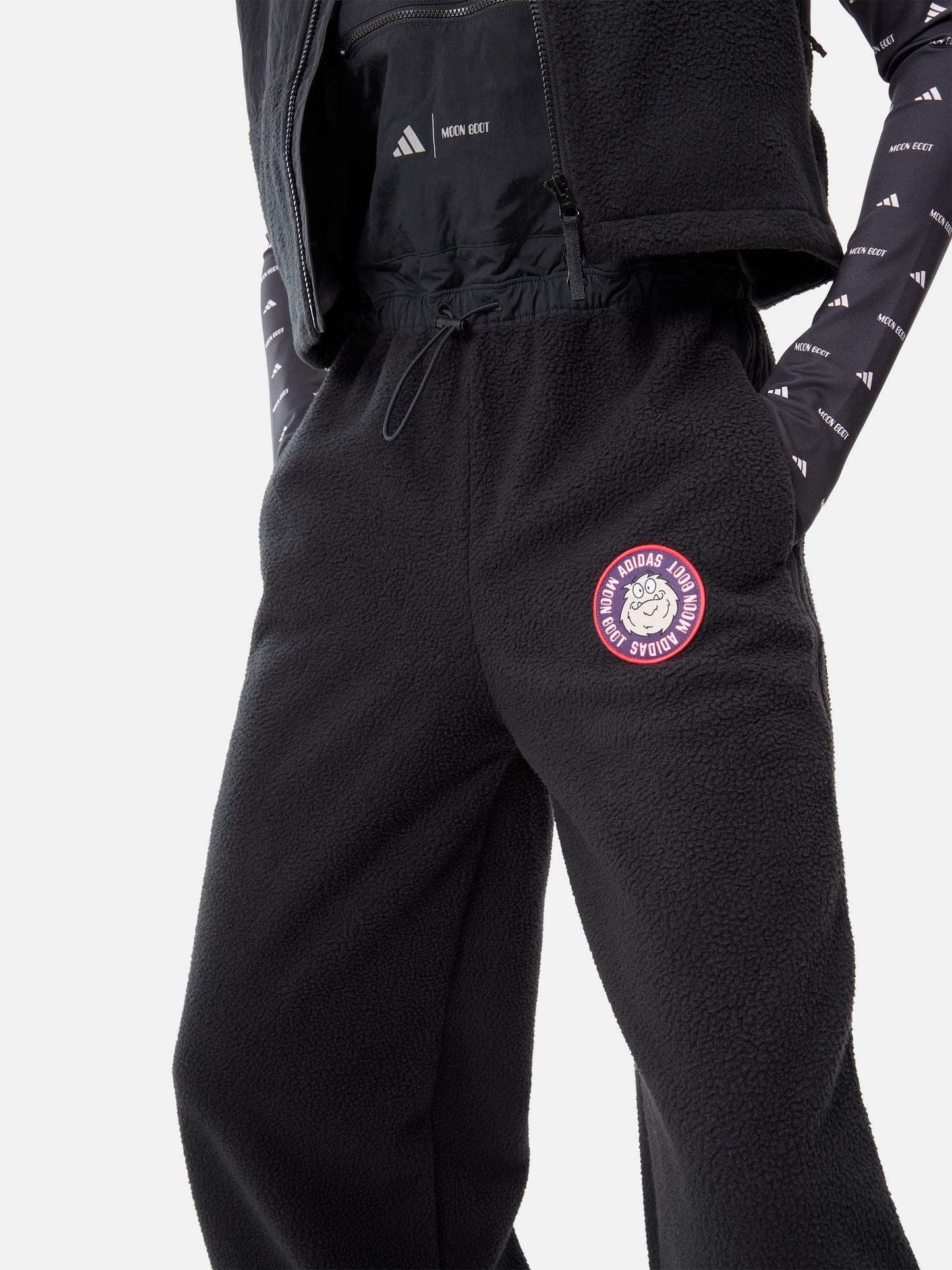 MOON BOOT ADIDAS X MOON BOOT BLACK OVERALLS