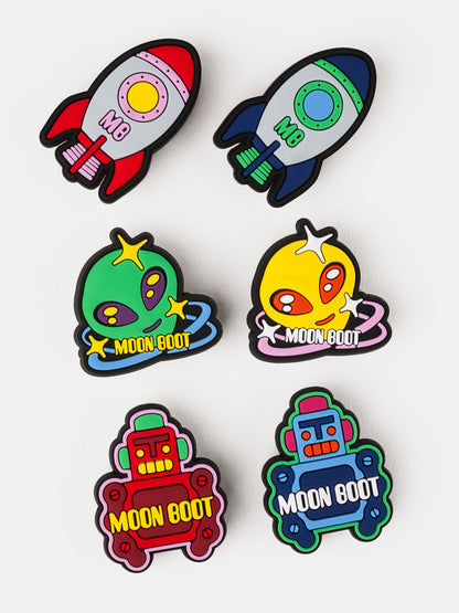 MOON BOOT SHOE CHARM SET SPACE