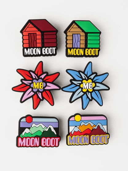 MOON BOOT SHOE CHARM SET MOUNTAIN