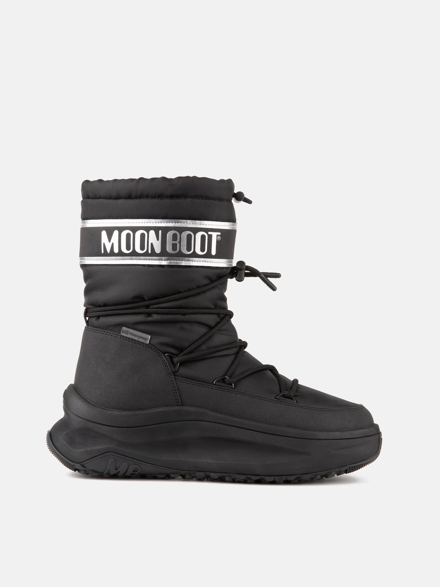 MOON BOOT MOON247 BLACK & SILVER POLAR BOOTS