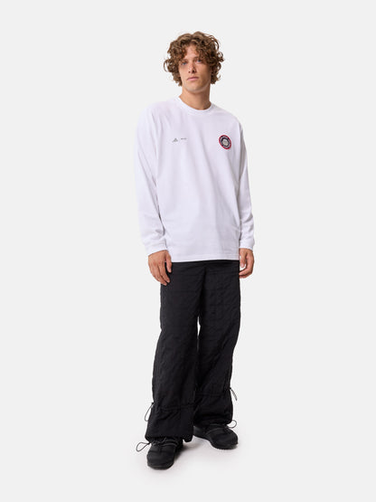 MOON BOOT ADIDAS X MOON BOOT WHITE LONG SLEEVE T-SHIRT