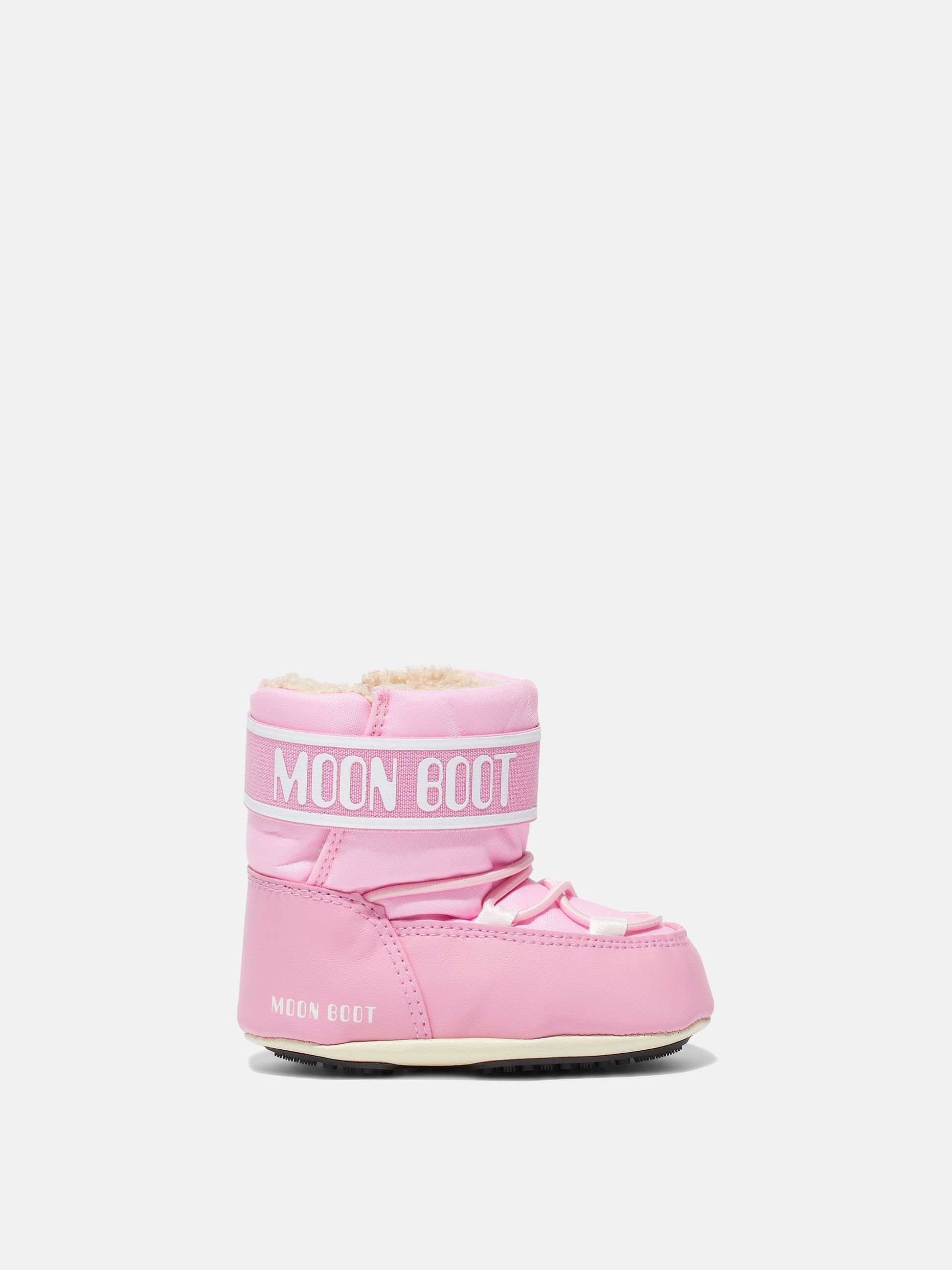 MOON BOOT CRIB PINK NYLON BOOTS