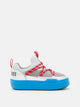 SILVER/BLUE/RED