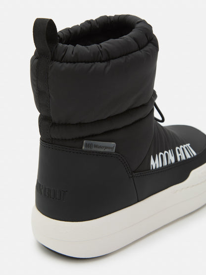 MOON BOOT JUNIOR PARK BLACK TUBE MID BOOTS